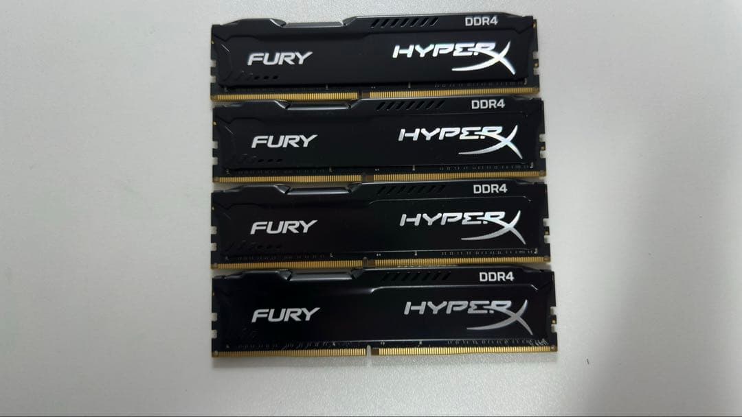HyperX FURY DDR4 メモリー 16GB×4枚セット