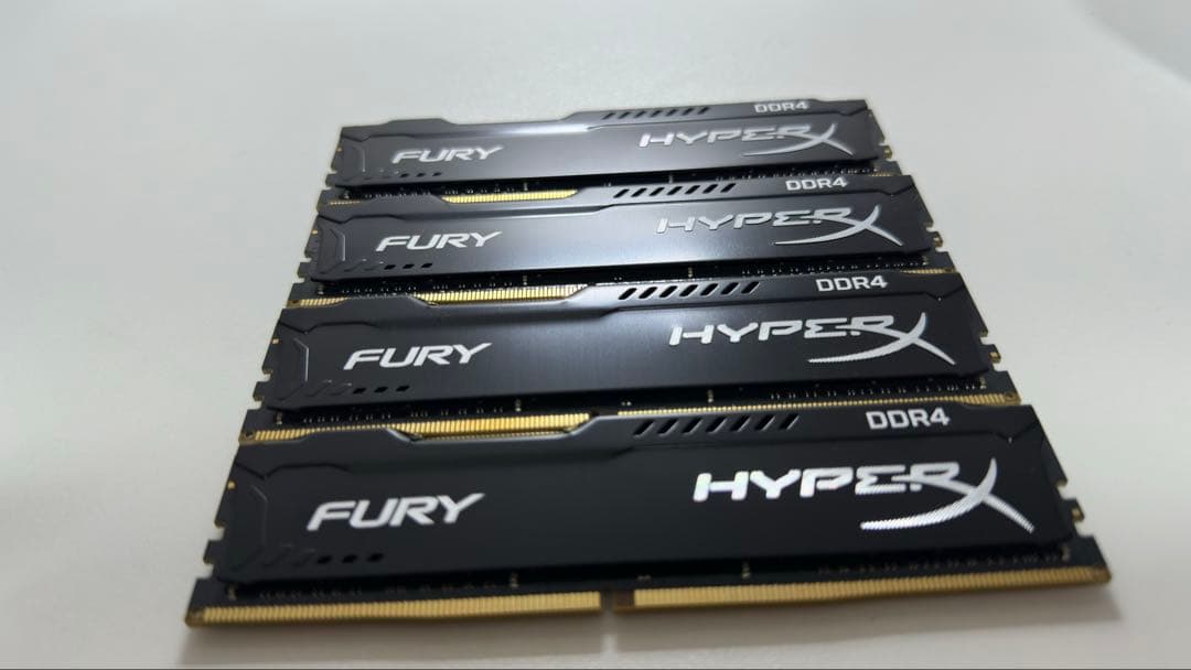 HyperX FURY DDR4 メモリー 16GB×4枚セット
