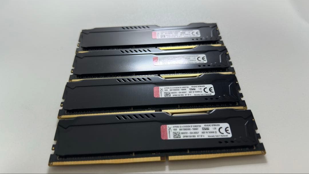 HyperX FURY DDR4 メモリー 16GB×4枚セット