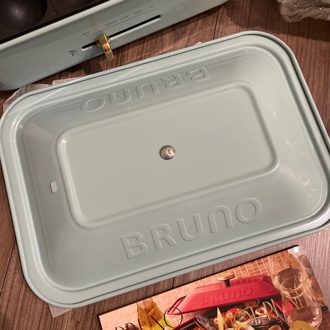 未使用品❁⃘ BRUNO コンパクト ホットプレート BOE021 鍋プレート付き