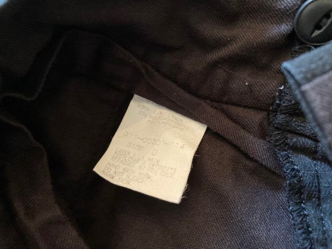 ARTS&SCIENCE ブラック インディゴリネン ジョッパーズパンツ