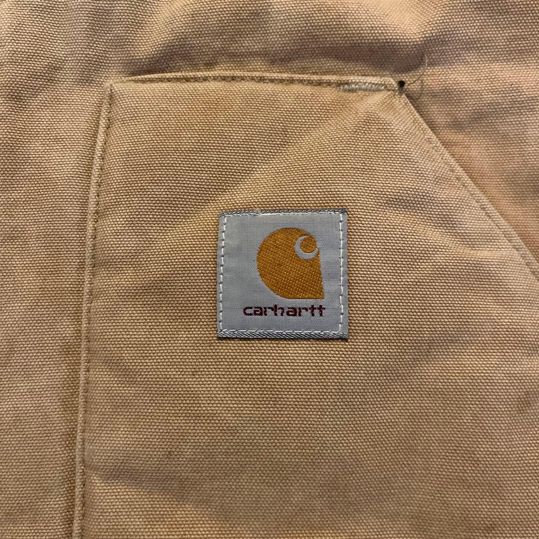 carhartt ベスト カーハート ダックベスト ベージュ キルティング　古着