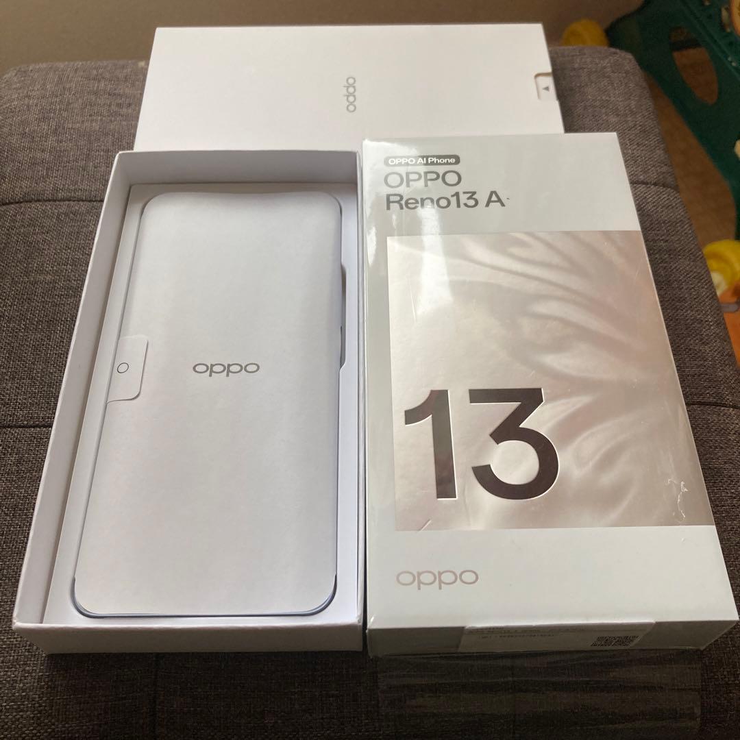 新品未使用 OPPO Reno13A本体128gb アイスブルーsimフリー