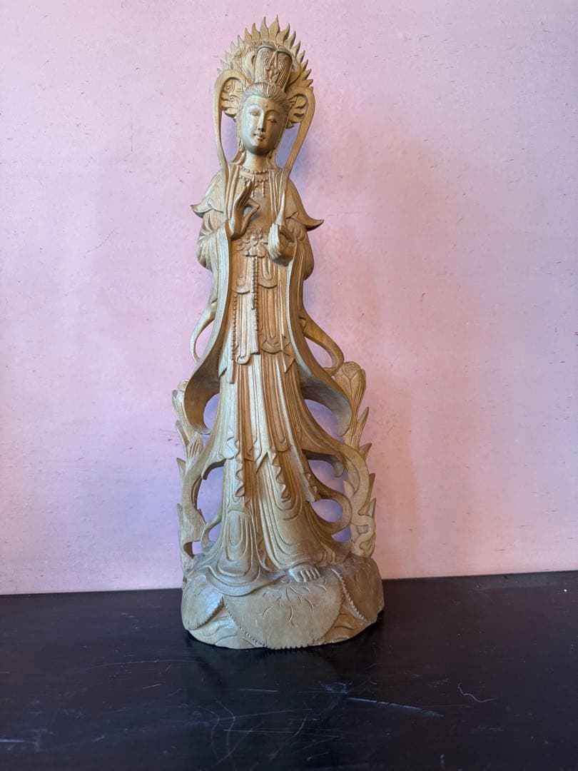 ◯木彫り、観音菩薩さま