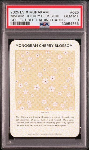 PSA 10 モノグラム チェリーブロッサム #025 村上隆×ルイヴィトン