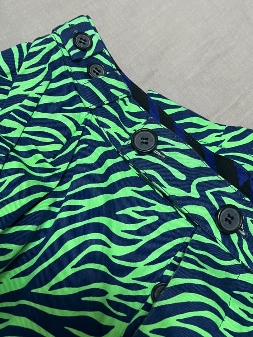 Bernhard Willhelmベルンハルト ネオンゼブラ柄パンツ