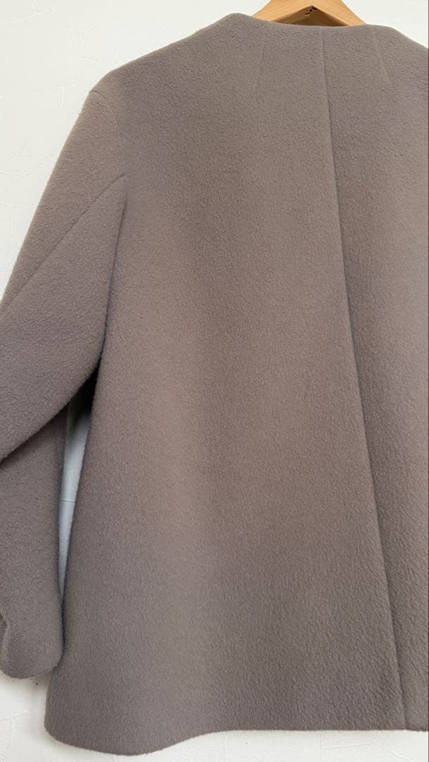 IENA イエナ MANTECO マンテコ ウールノーカラーショートコート