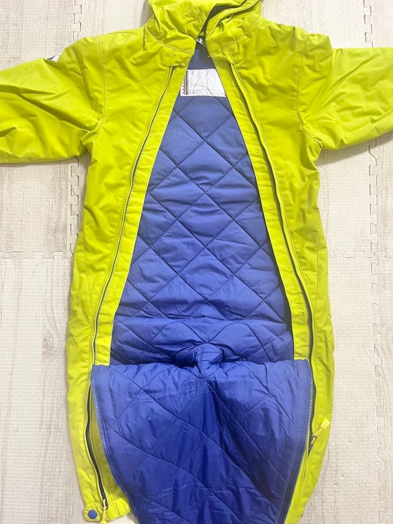 montbellモンベル　ベビー パウダーカバーオール　サイズ80 男女兼用