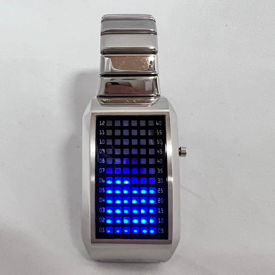 こ*き様 稼動品 PIMP P2 SS LED WATCH 腕時計