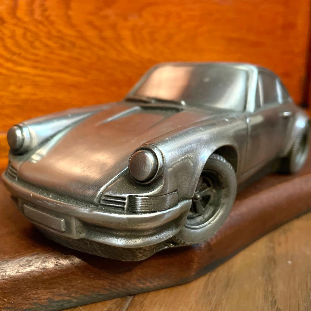 【クラシック】ポルシェ911風 インテリア 置物 亜鉛 金属アート ミニカー