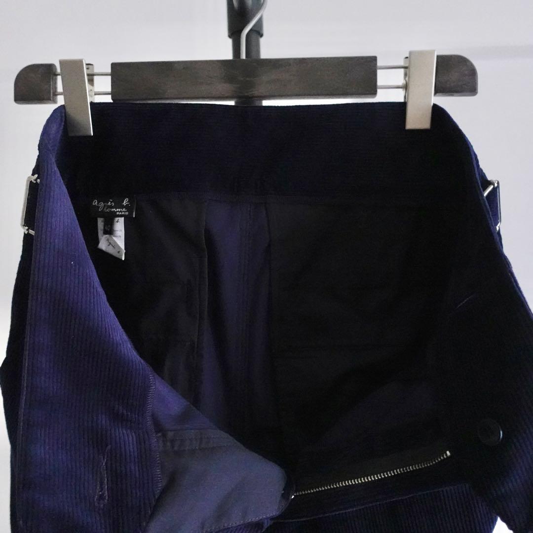 【極美品】agnes b. コーデュロイ　2タック　グルカトラウザーズ