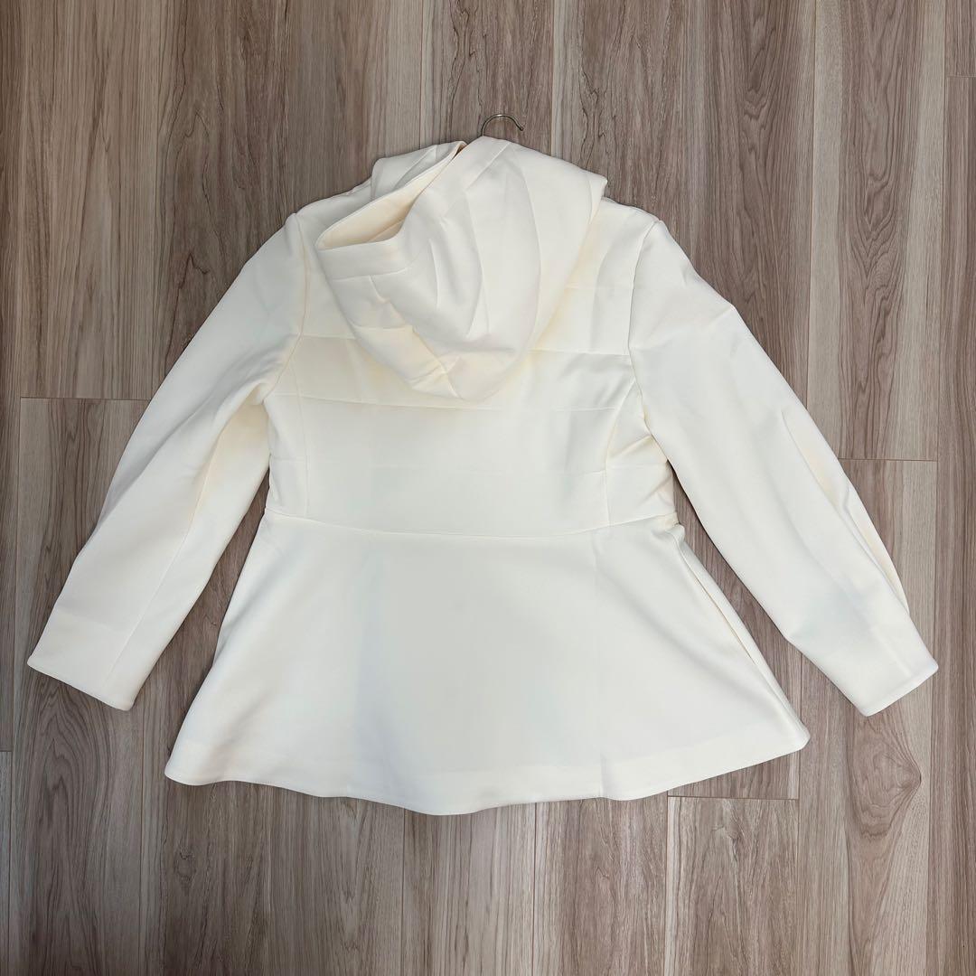 M-PREMIER COUTUR ダンボールニットペプラムジャケット