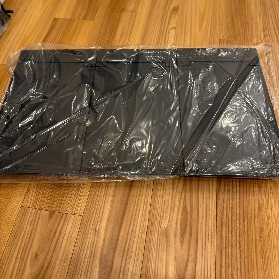 【未使用品】山崎実業 分別ダストワゴン タワー tower 黒 45L