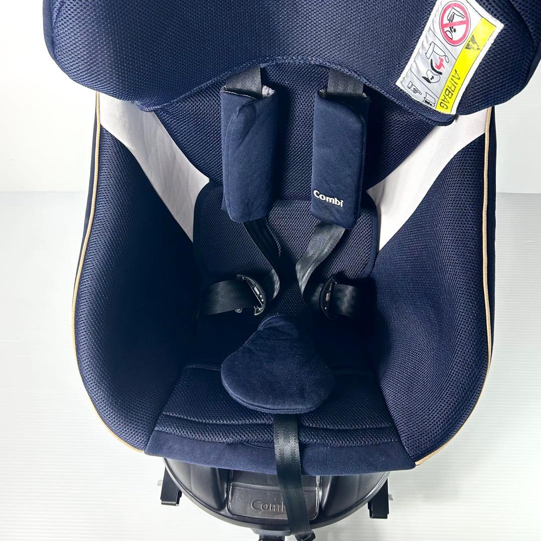 極美品☆コンビ チャイルドシート クルムーヴ スマートJL-590 ネイビー