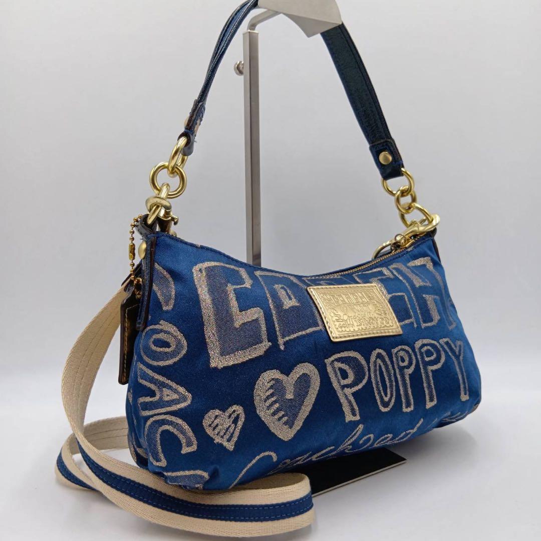 美品✨ COACH POPPY ONE SHOULDER BAG 2way