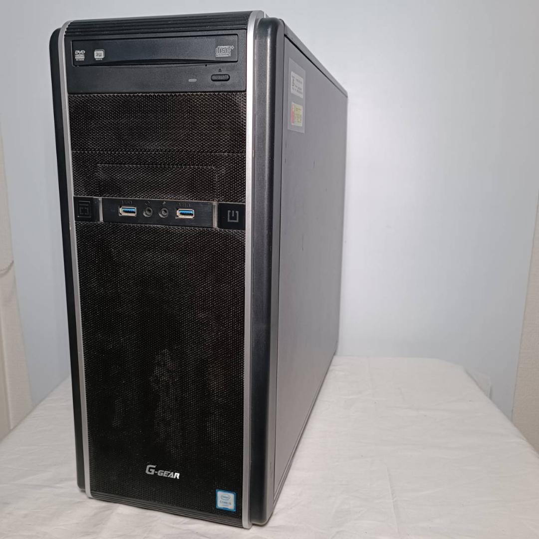 ゲーミングPC/i7/500GB/GTX1070/Office/G-GEAR