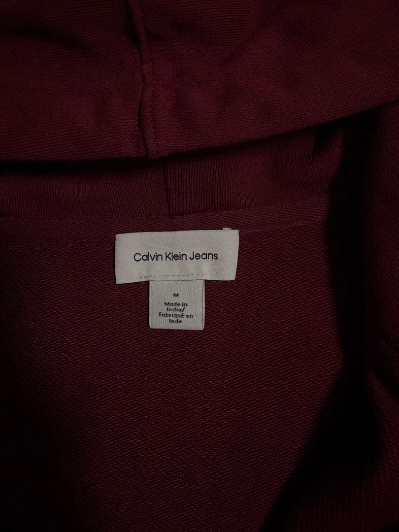   バーガンディ ジップアップパーカー M セットアップ