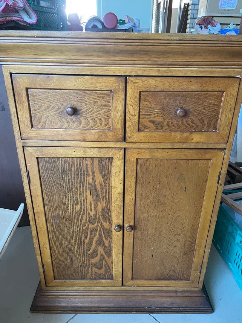 ビンテージ　木製　チェスト