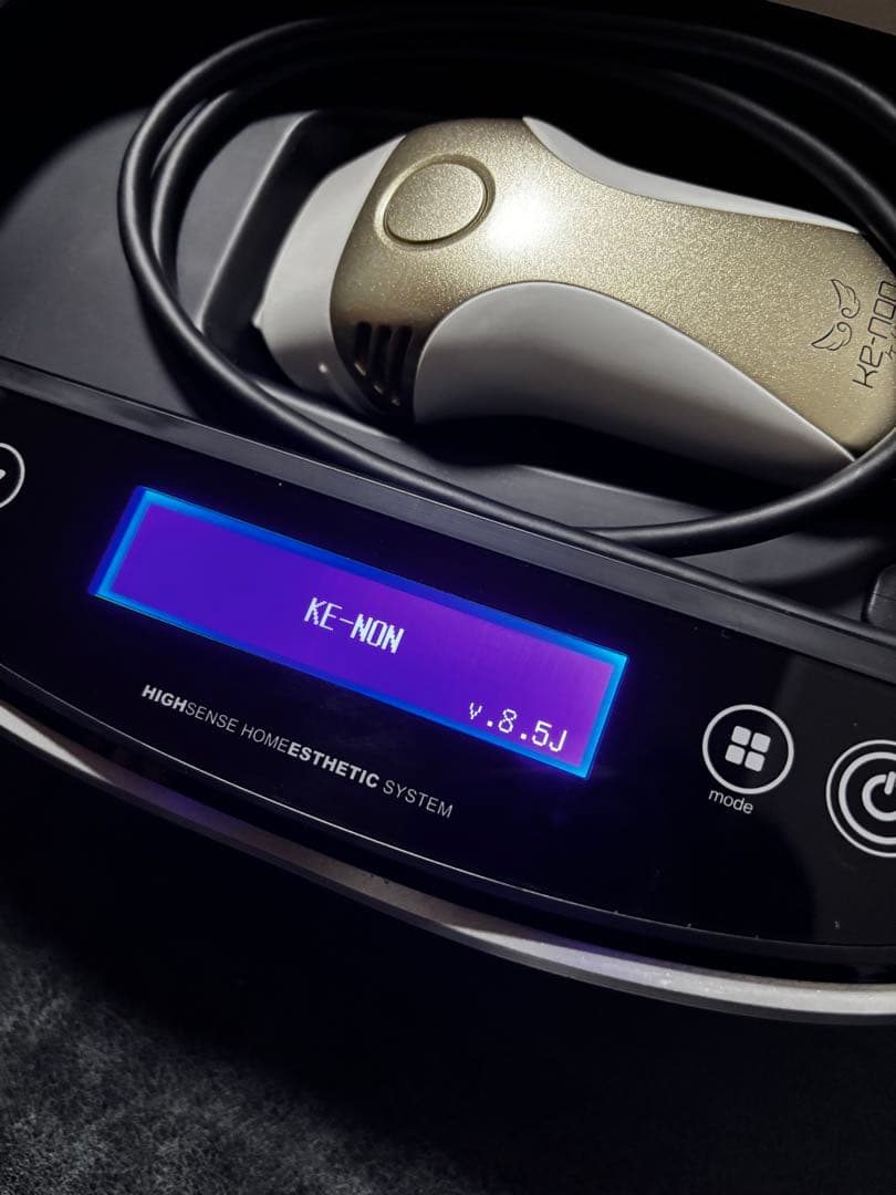 家庭用脱毛器 ケノン Ver 8.5 【カートリッジ2種・使用回数少・美品】
