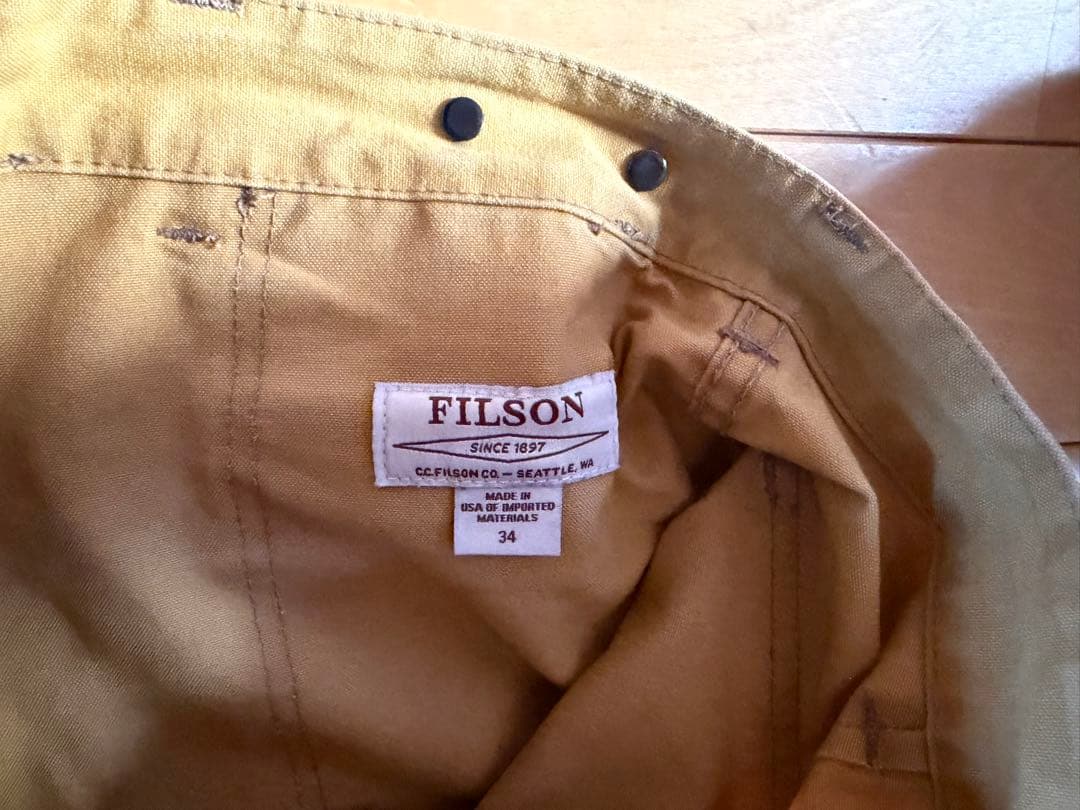 三*ト様 FILSON ダブルニーパンツ　W34