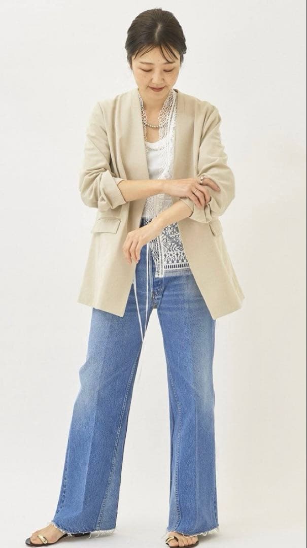 plage レースカットソー