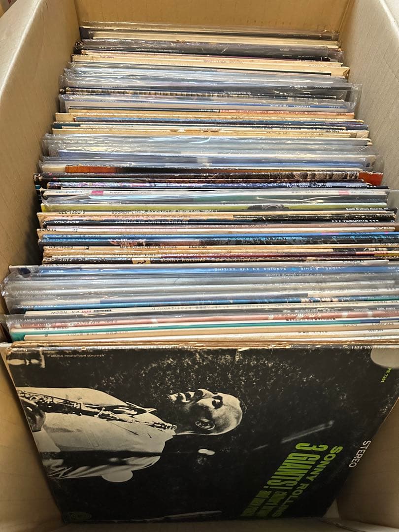 レコードボックス 多数のジャンルまとめ売り