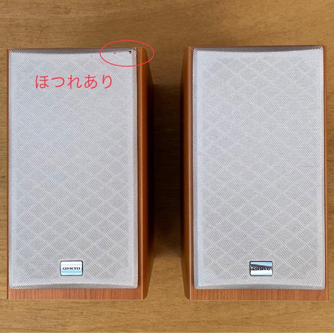 【動作品】ONKYO FR-V3 ミニコンポ 本体、リモコン、スピーカー