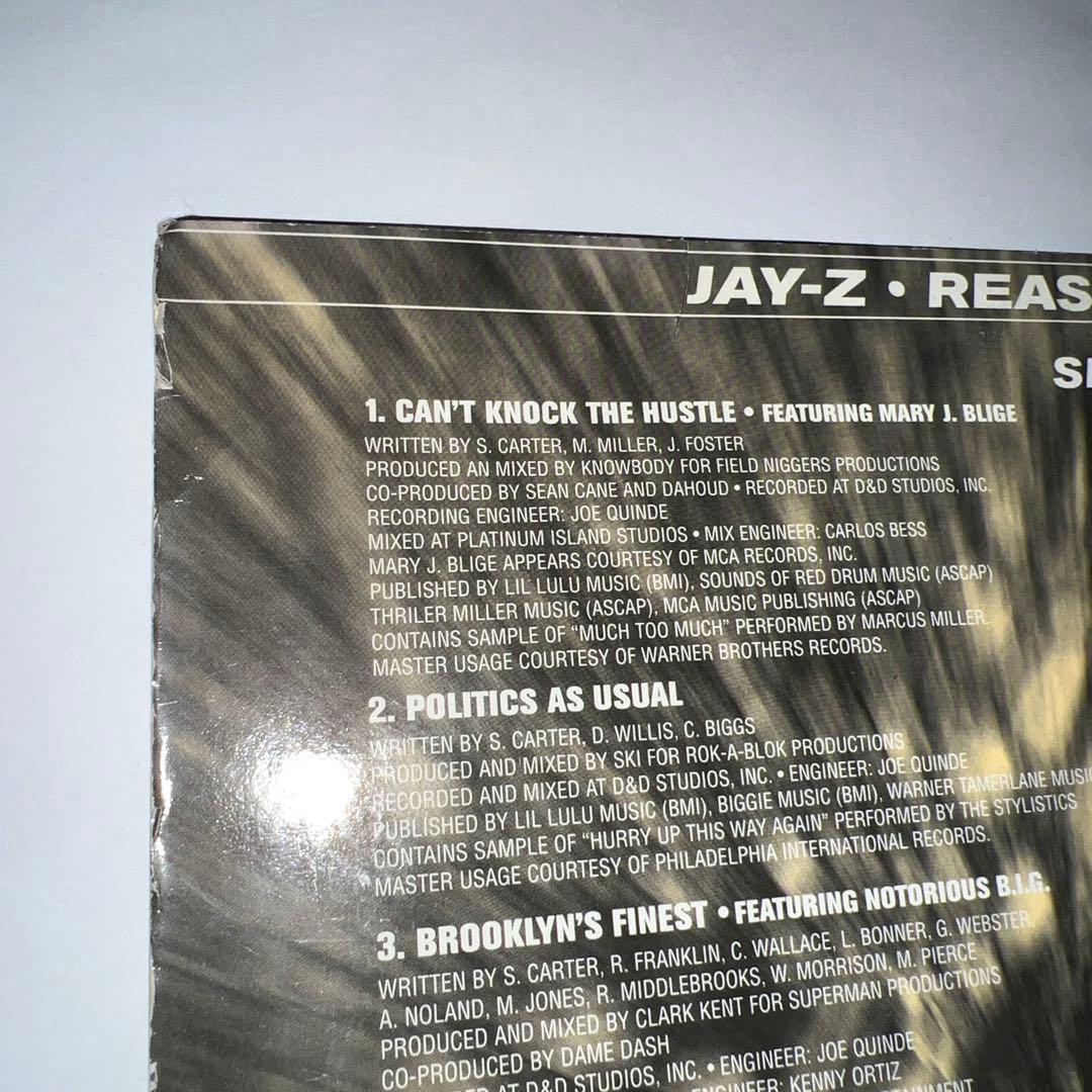 使用感あり JAY-Z REASONABLE DOUBT 2LP