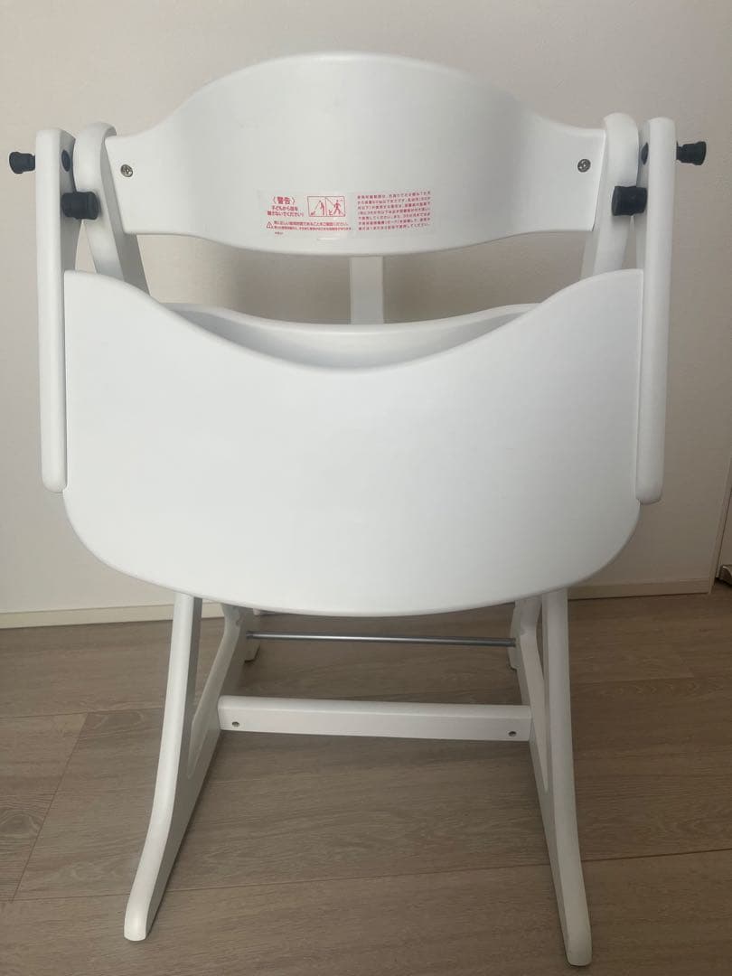 大和屋　すくすくチェアプラス　テーブル付き　ホワイト