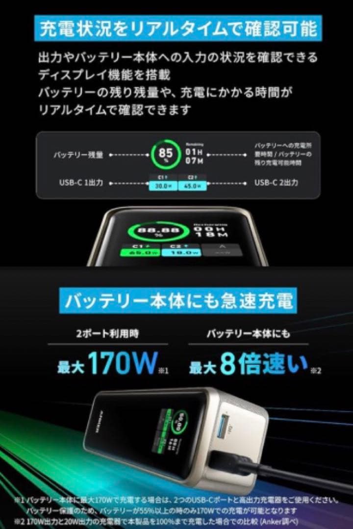 Anker 27,650mAh モバイルバッテリー【新品未開封】