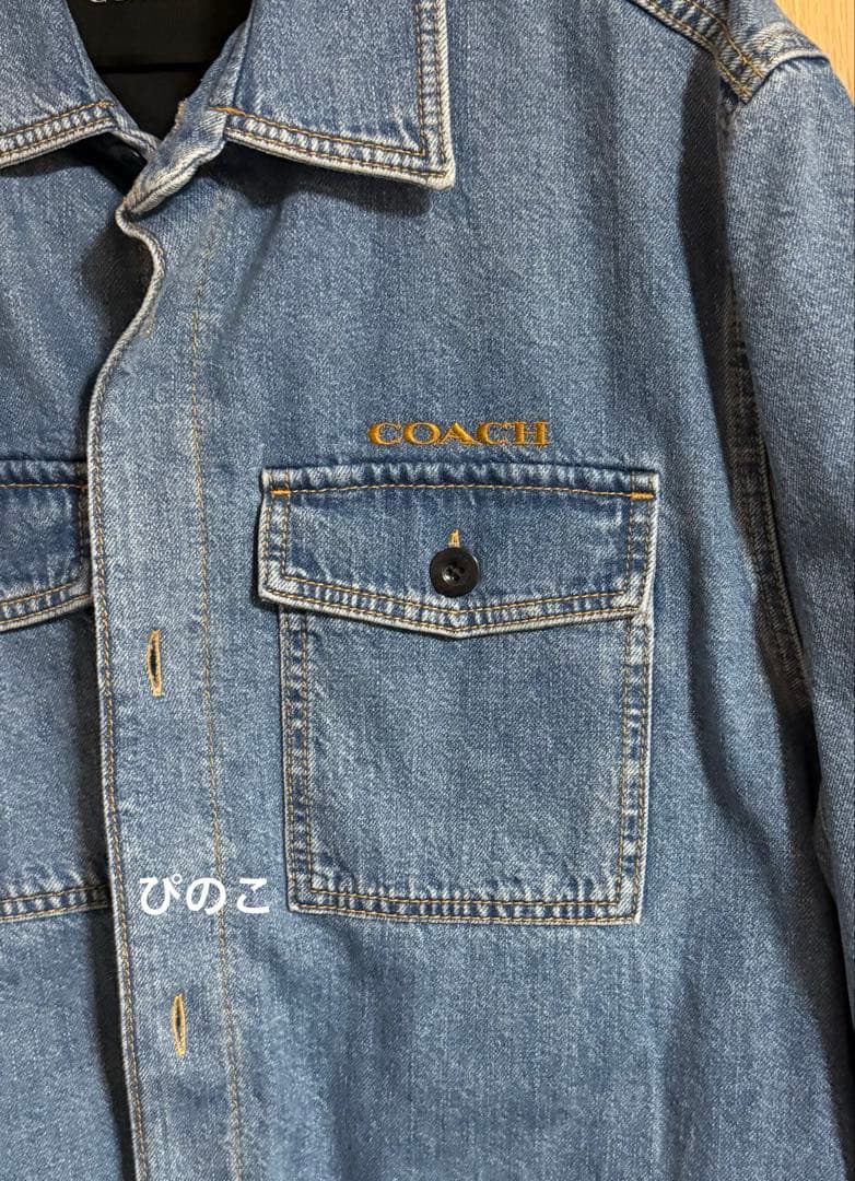 COACH ★ デニム オーバーシャツ　Ｌ