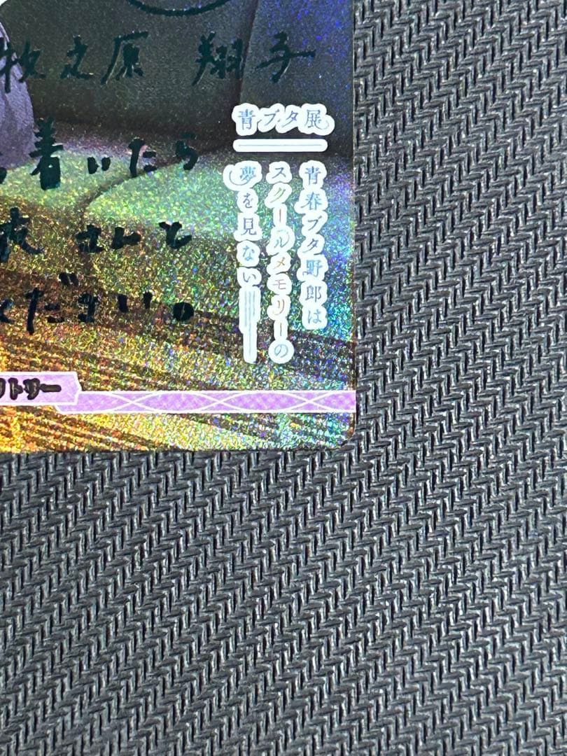 ビルディバイド 青春ブタ野郎 BT 牧之原翔子 サイン