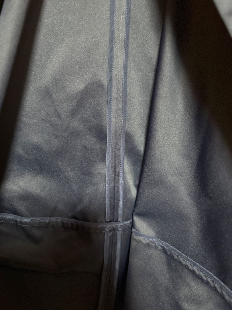 ENFOLD エンフォルドヘビーサテンドロストビッグジャケットコート