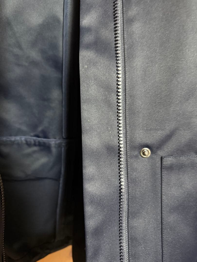 ENFOLD エンフォルドヘビーサテンドロストビッグジャケットコート