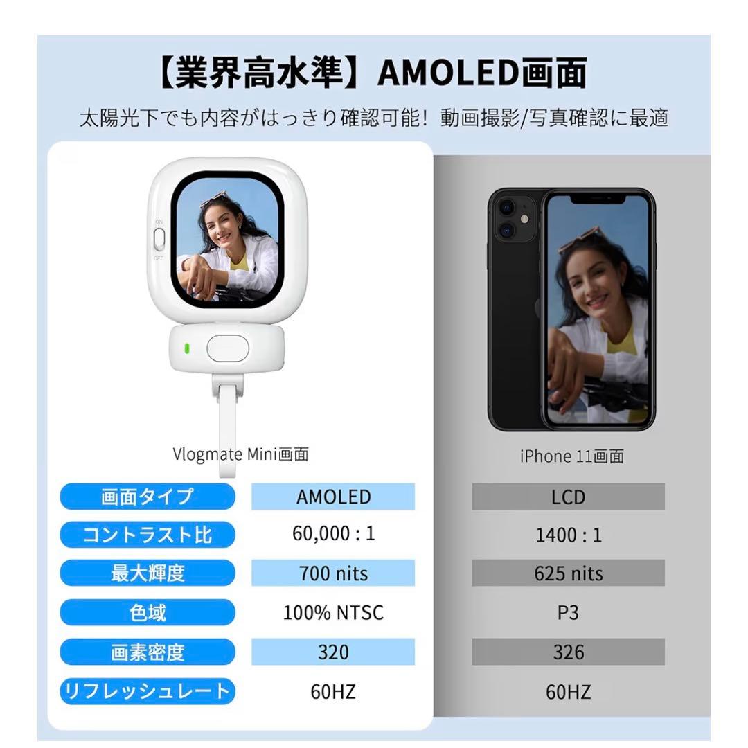 FOUNIST vlogmate mini 自撮りモニター　iPhone用