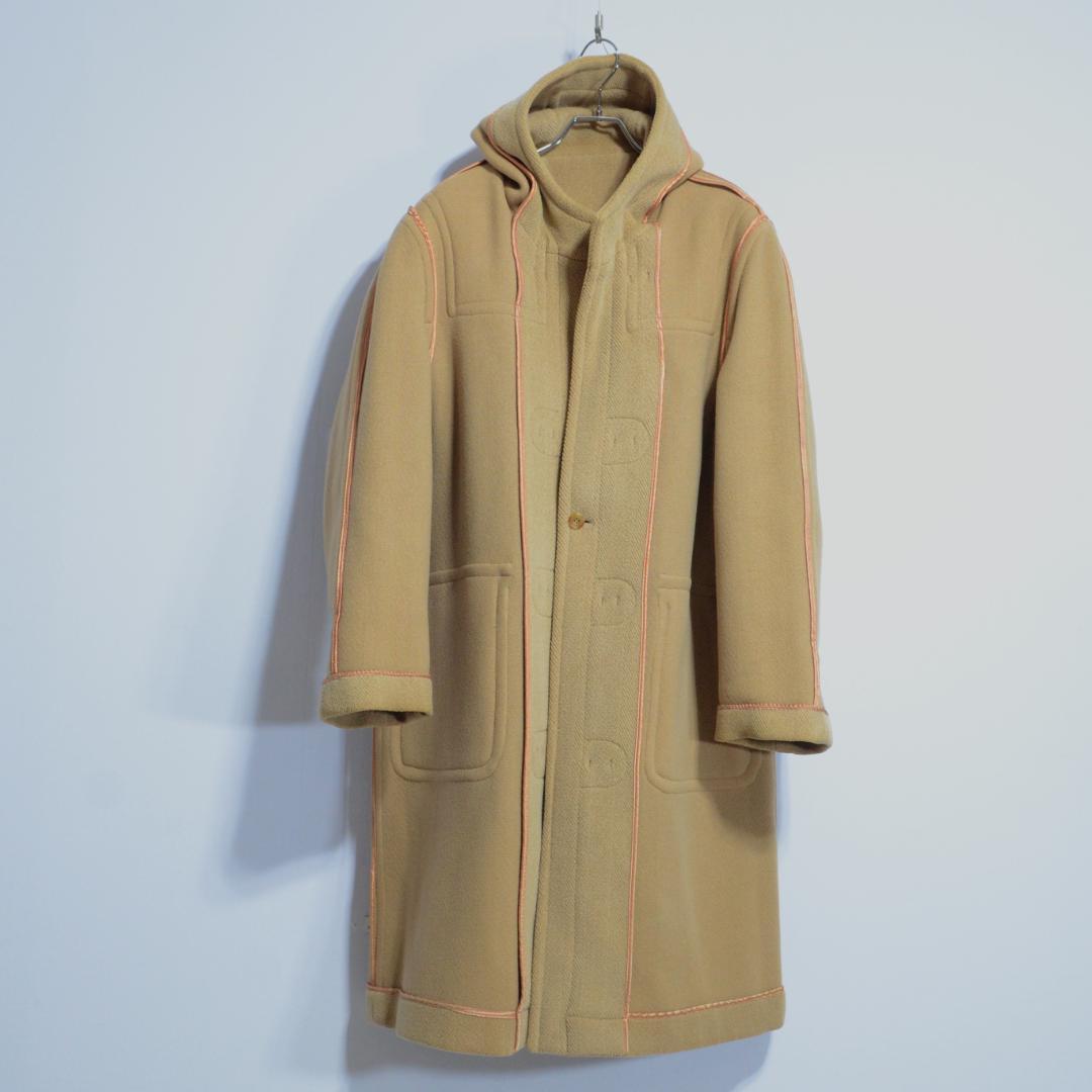 極上品 ムーアブルック チベット社 ダッフルコート Hベージュ Ｍ=38
