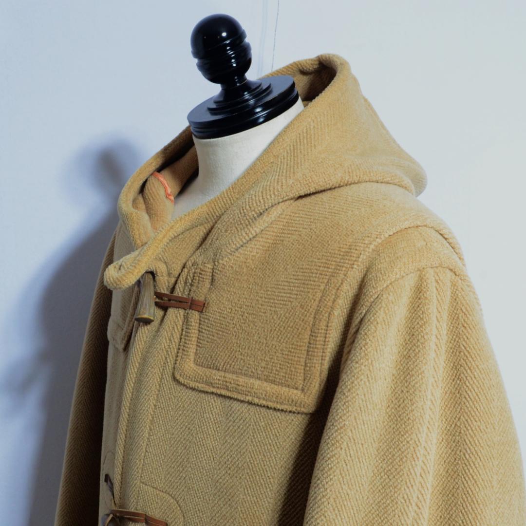 極上品 ムーアブルック チベット社 ダッフルコート Hベージュ Ｍ=38