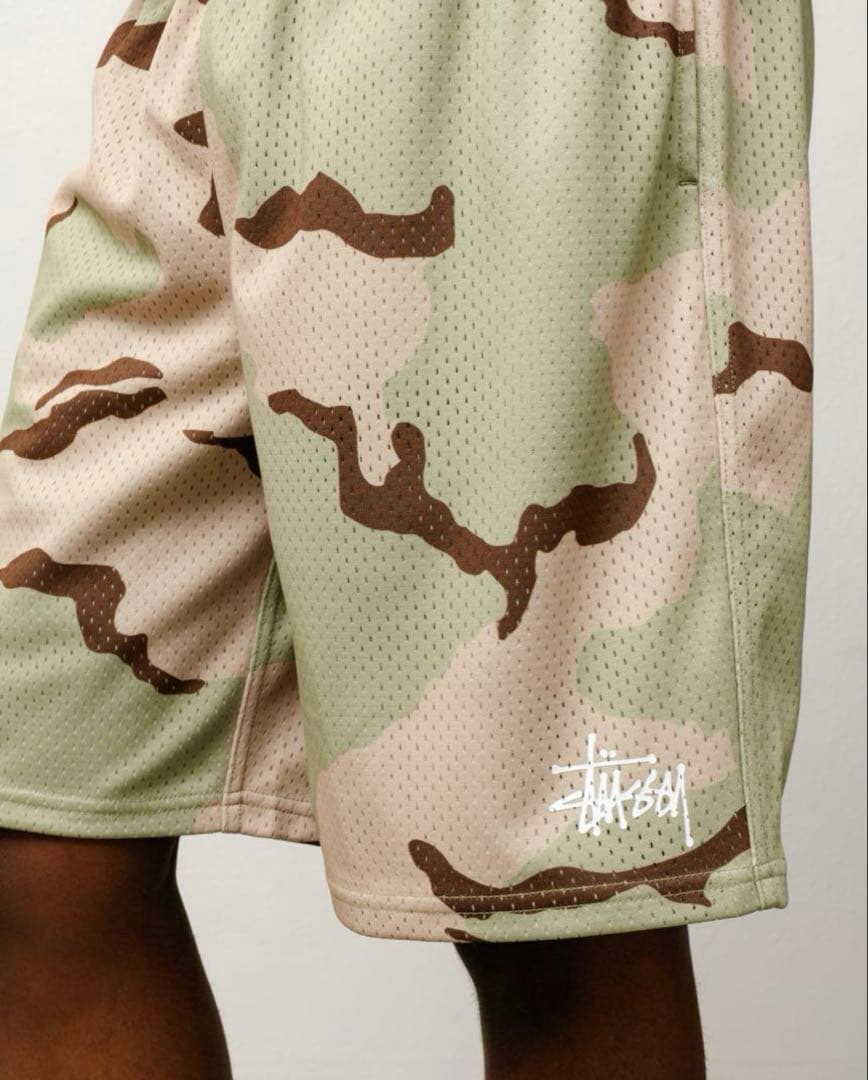 パンツ stussy BASIC MESH SHORT CAMO S