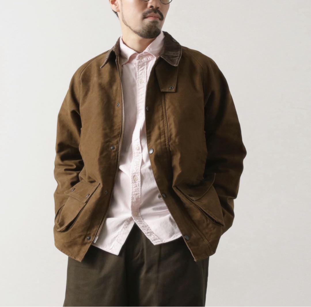 FOBファクトリー　ライディングジャケット　モールスキン