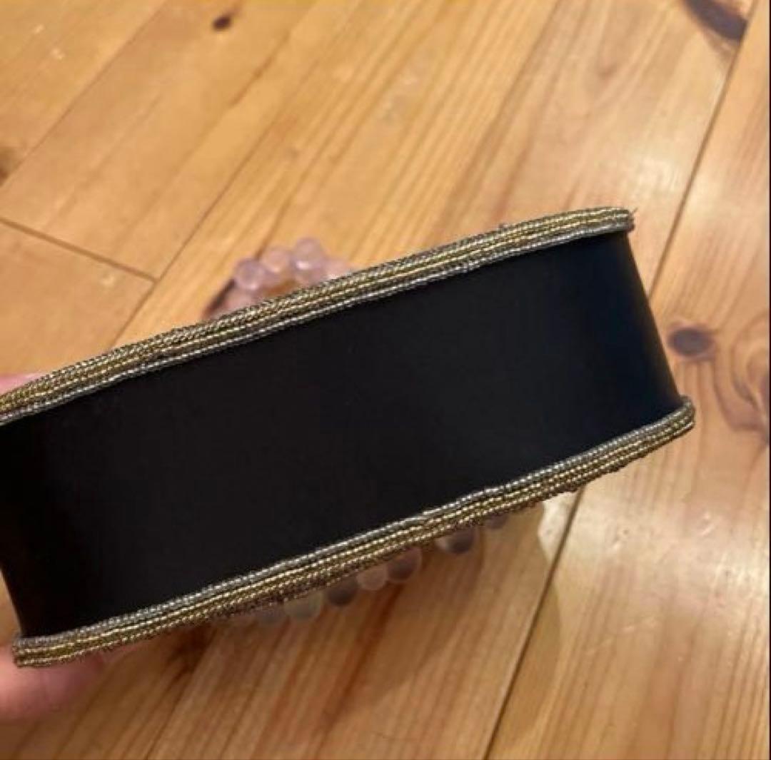 にゃん太郎LUMY　はしもと　ハンドバッグ　皇室御用達　高級　ビーズバック