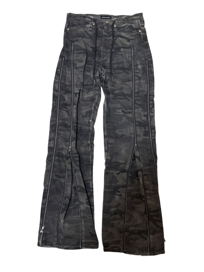 【RosenKreuz】ZIP WIDE BAGGY PANTS