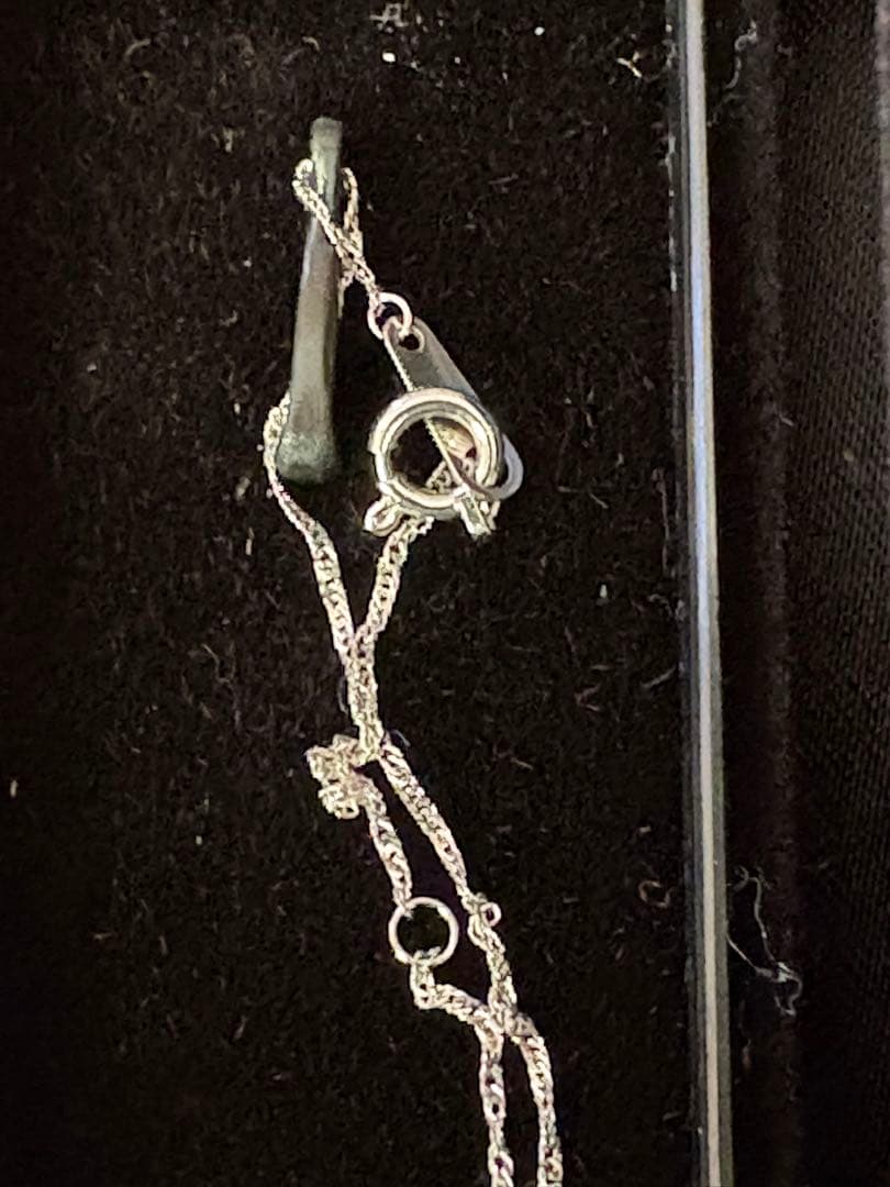 真珠ペンダント ツインパールネックレス プラチナ