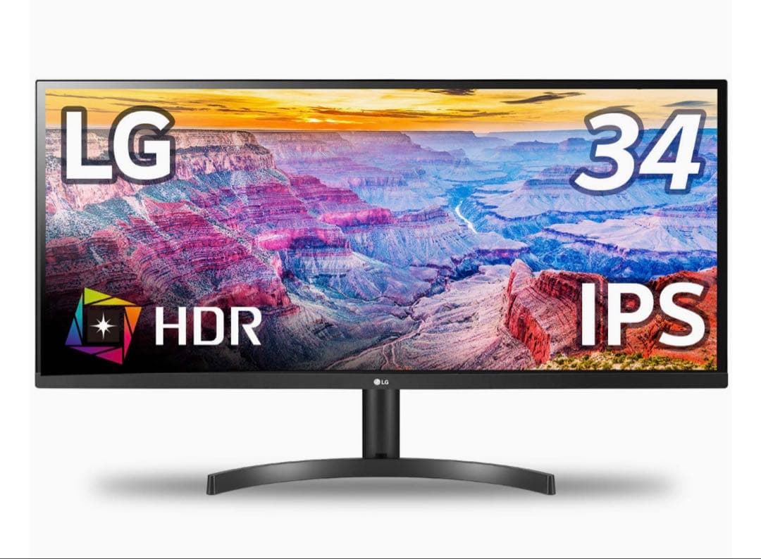 【極美品】LG 34WL500-B ウルトラワイドモニター