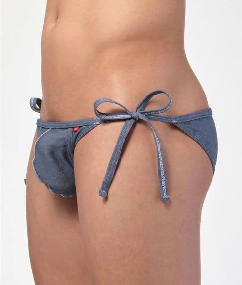 【新品/完売人気モデルTOOT】ストレッチデニムサイドストリング　ビキニ　限定L