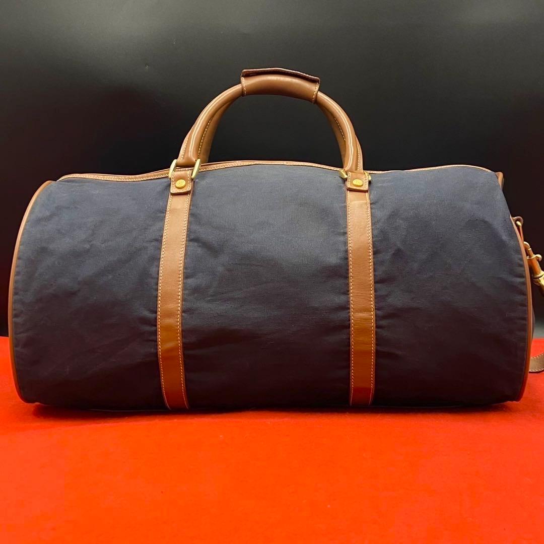 グッチ ボストンバッグ キャンバス 大容量 旅行鞄