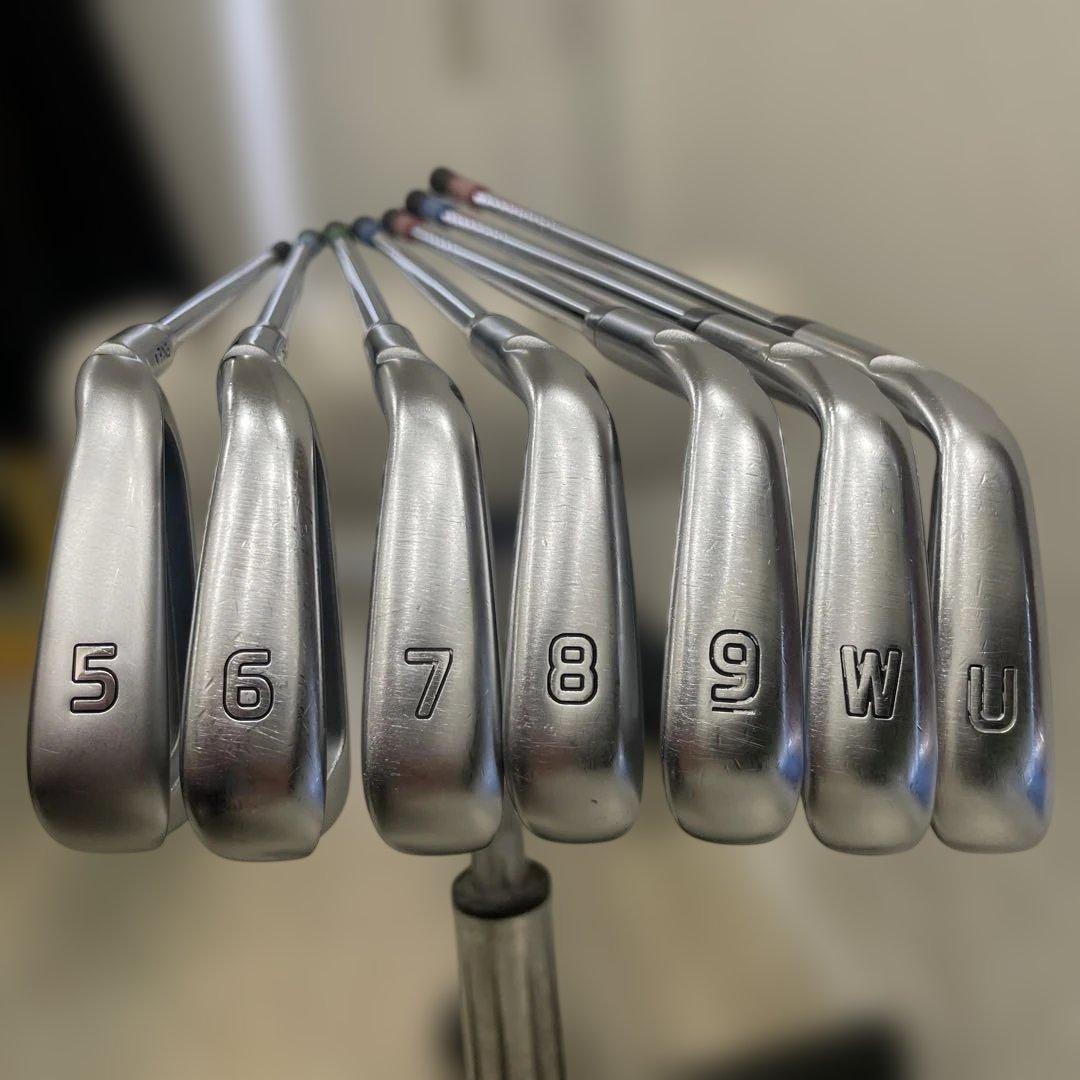 PING i210 アイアン 5〜U 7本セット 黒ドット モーダス120 Ｓ