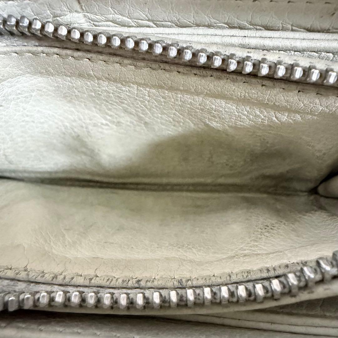 クロムハーツ セメタリー クロスパッチ 長財布 ホワイト