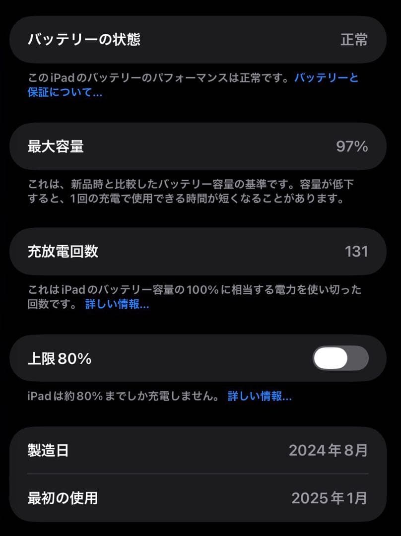 iPad mini Wi‑Fiモデル 256GB - スペースグレイ