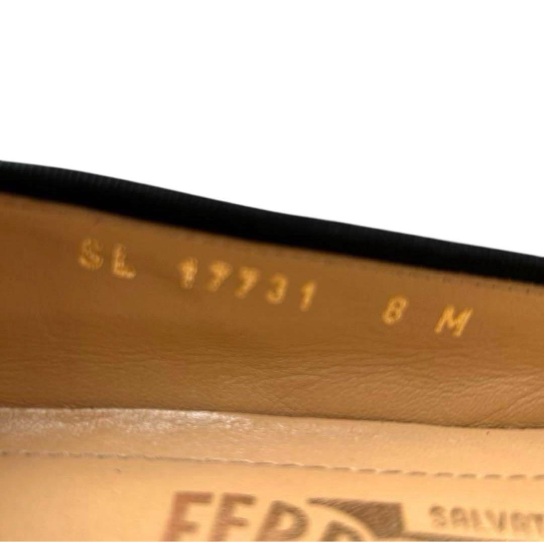 【サニー】FERRAGAMO ヴァラリボン キルティングフラットシューズ