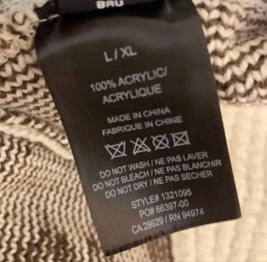 STUSSY バケットハット L/XL クリーム色